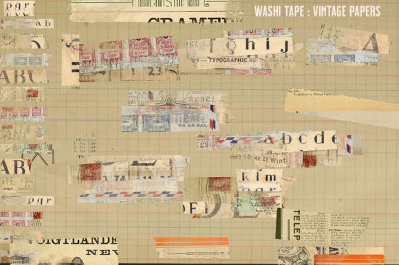 Download Washi Tape Vintage Ephemera - Premium Resources