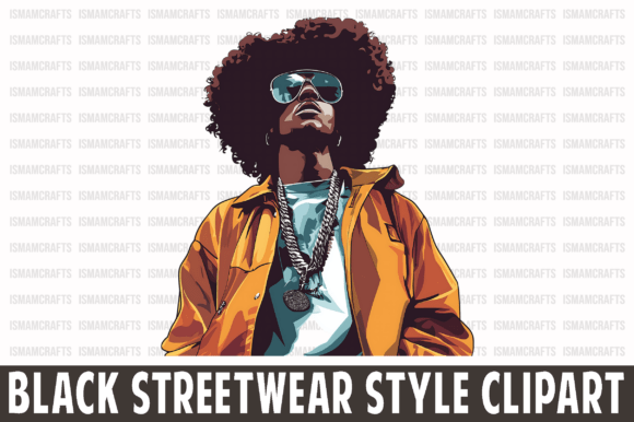 Download Black Streetwear Style Clipart PNG - Premium Bundle
